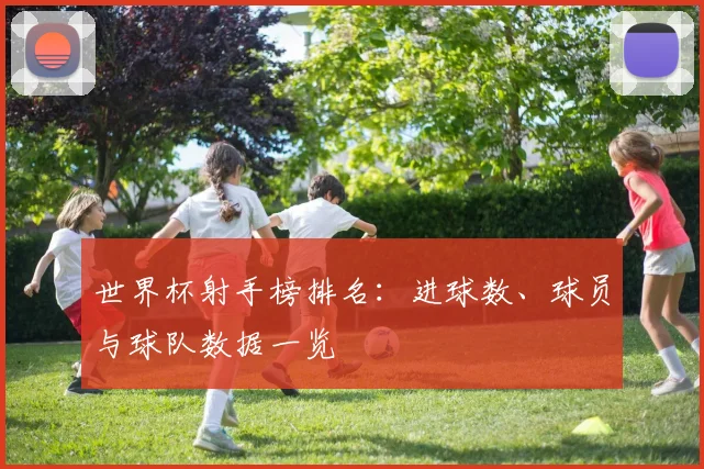 世界杯射手榜排名：进球数、球员与球队数据一览